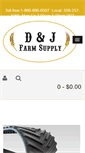 Mobile Screenshot of dandjfarmsupply.com